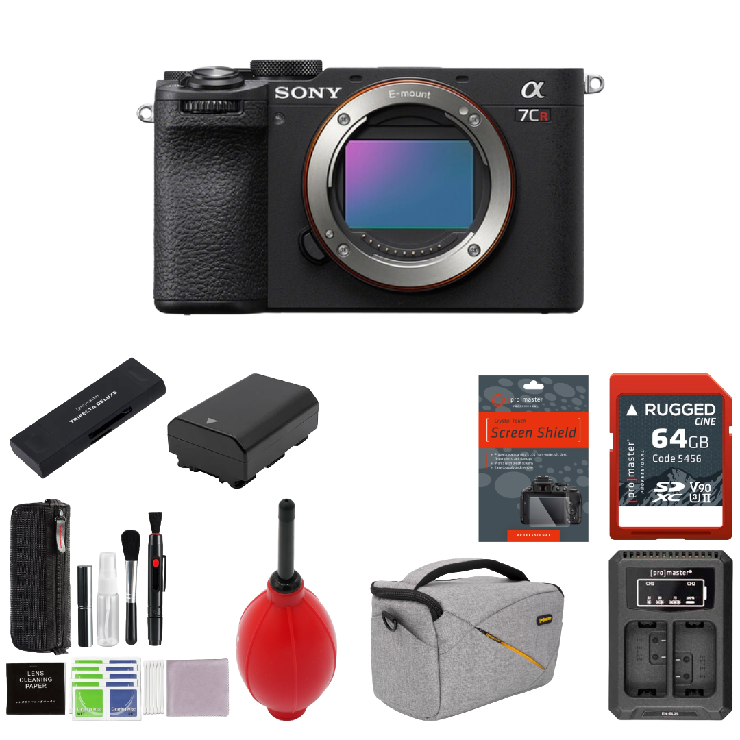 Sony a7CR Mirrorless Camera (Black) Package