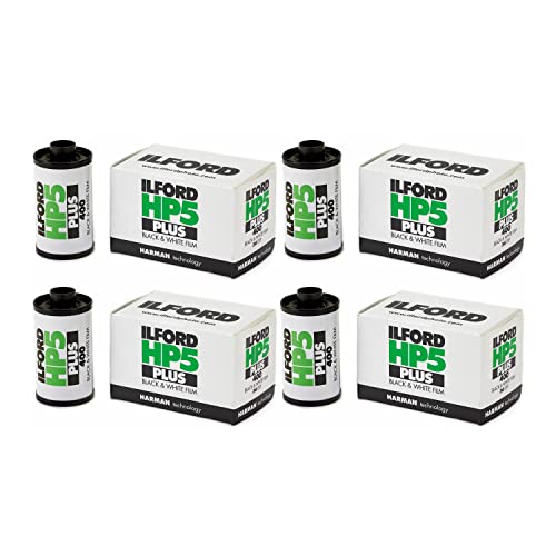 Buy Ilford HP5 Plus 400 Film, 35mm 36 Exposures - 4 Pack
