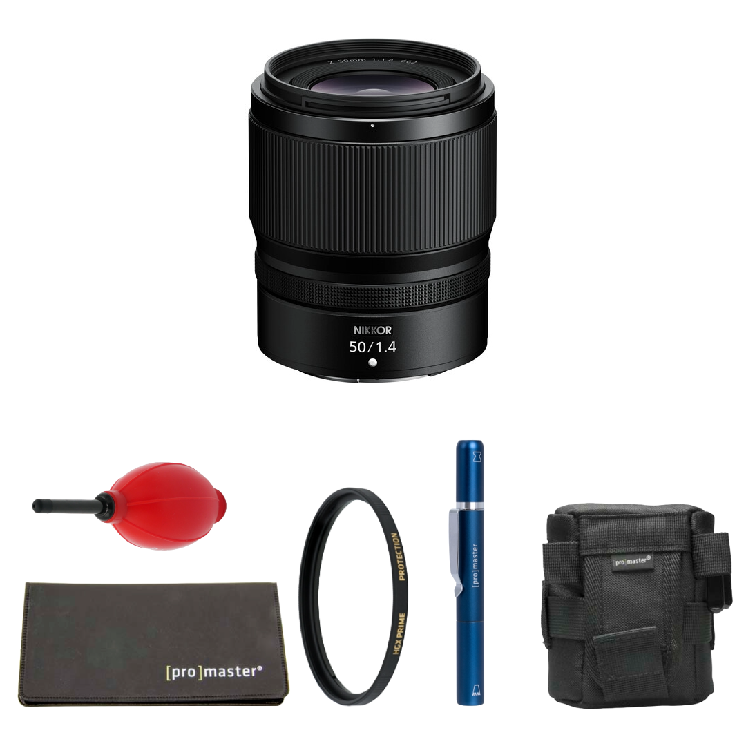 Nikon NIKKOR Z 50mm f/1.4 Lens (Nikon Z) Package