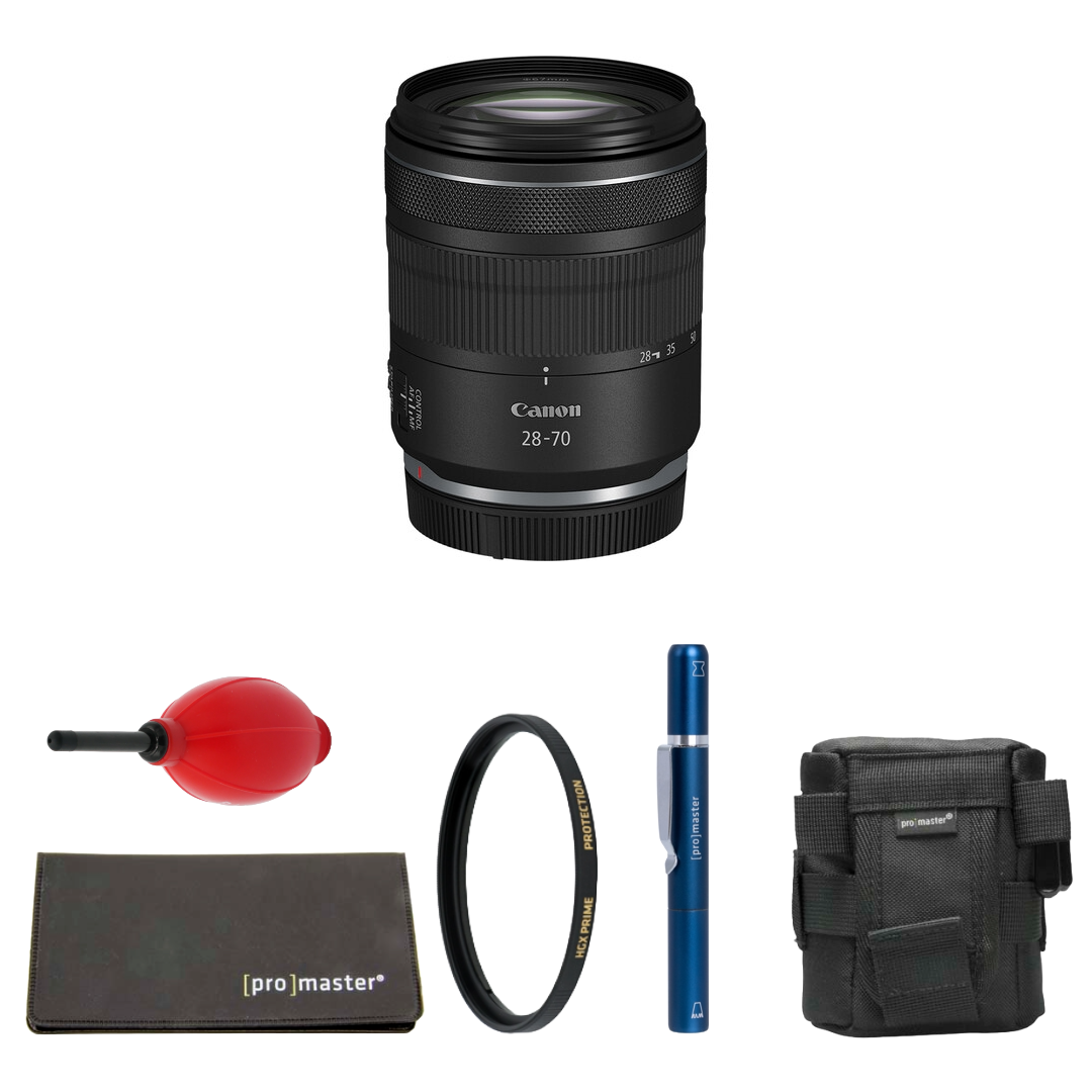 Canon RF 28-70mm f/2.8 IS STM Lens (Canon RF) Package