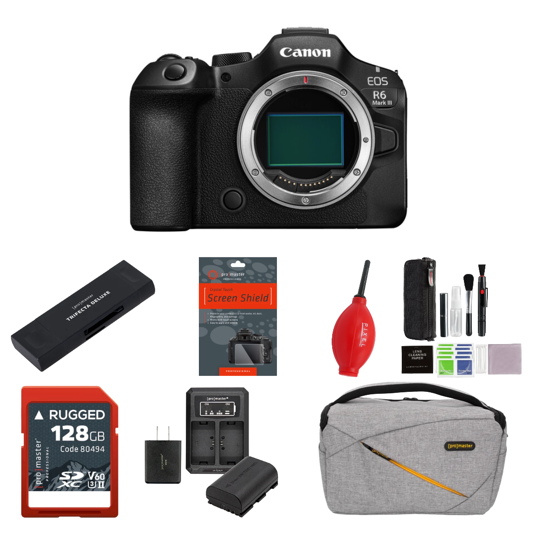 Canon EOS R6 Mark III Mirrorless Camera Package