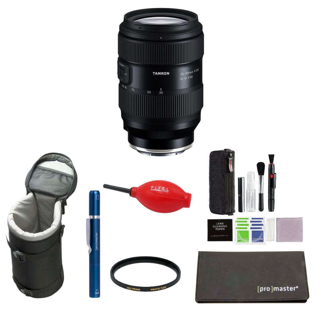 Tamron 35-100mm f/2.8 Di III VXD Lens (Sony E) Package