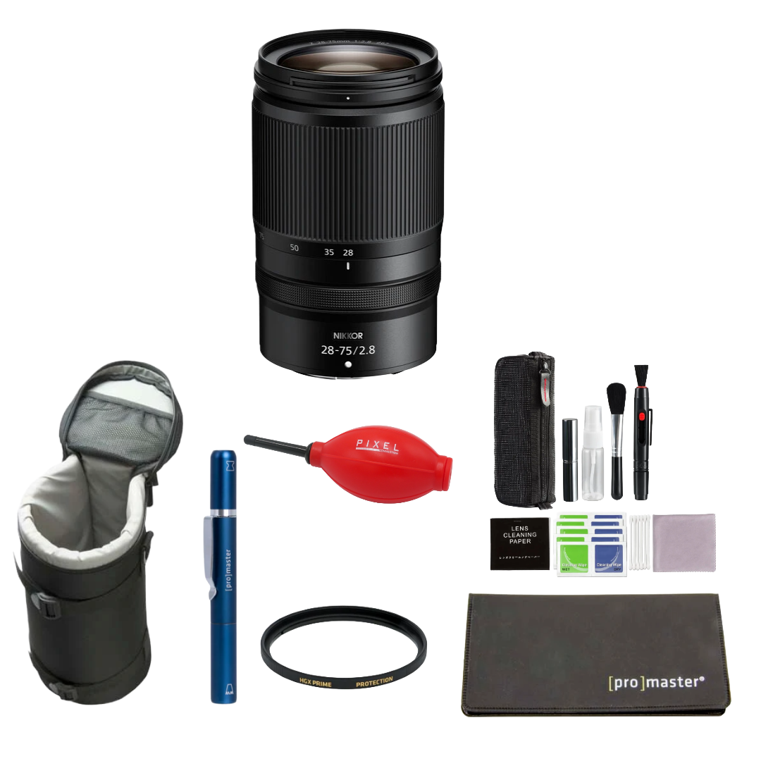 Nikon NIKKOR Z 28-75mm f/2.8 Lens (Nikon Z) Package