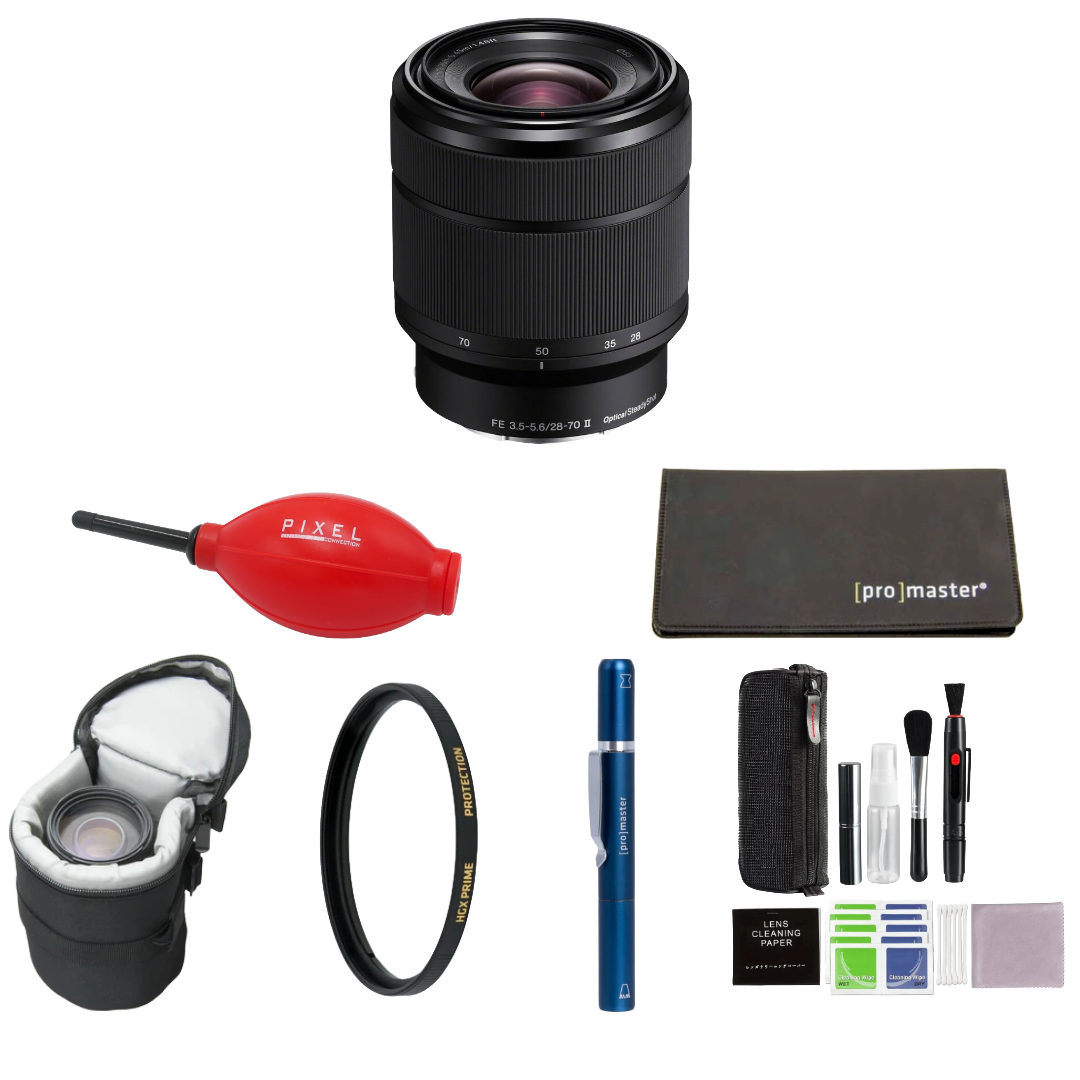 Sony FE 28-70mm f/3.5-5.6 OSS II Lens (Sony E) Package