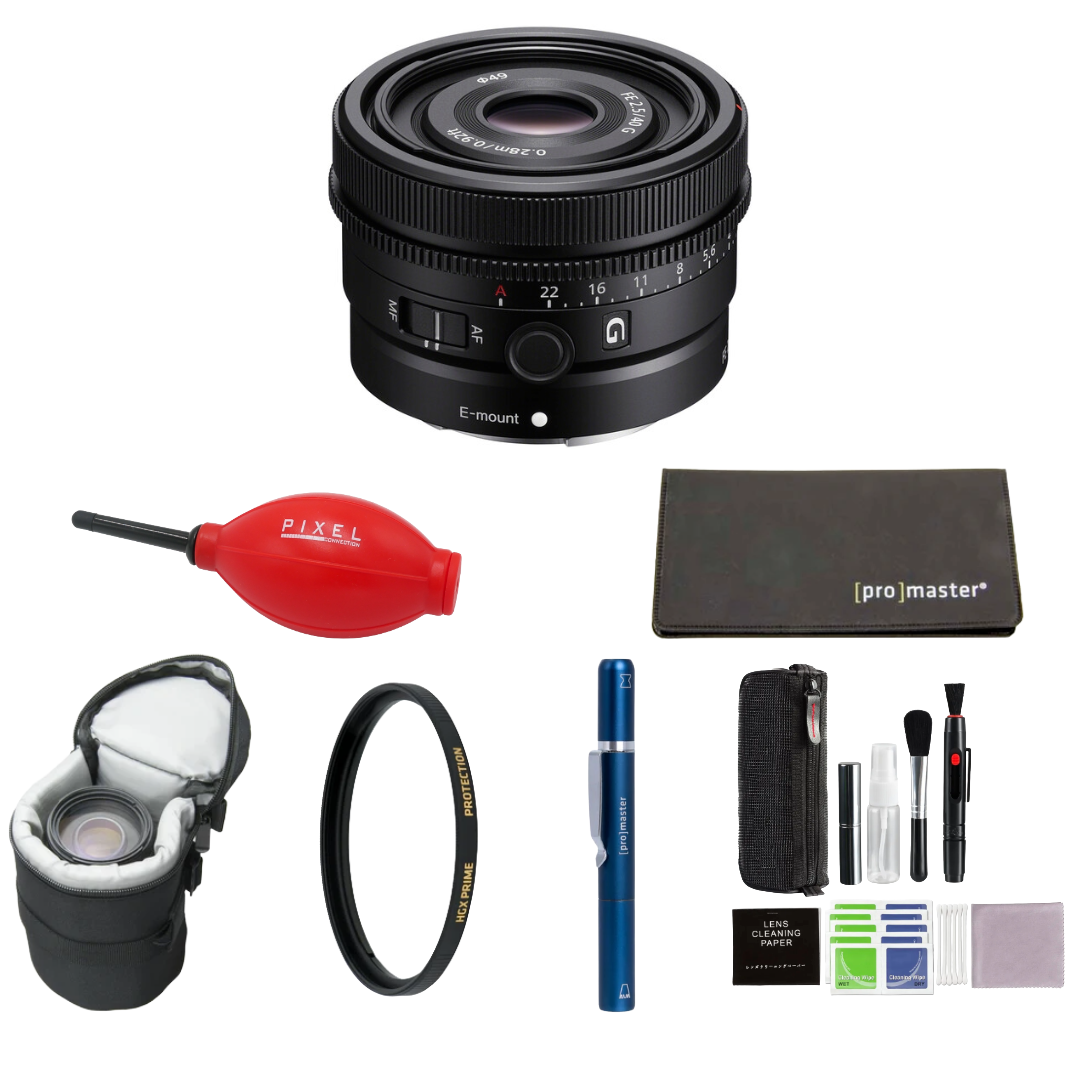 Sony FE 40mm f/2.5 G Lens (Sony E) Package