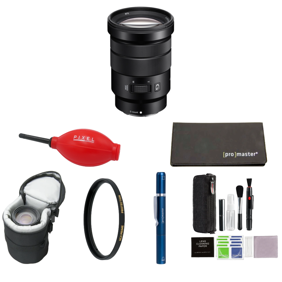 Sony E PZ 18-105mm f/4 G OSS Lens (Sony E) Package