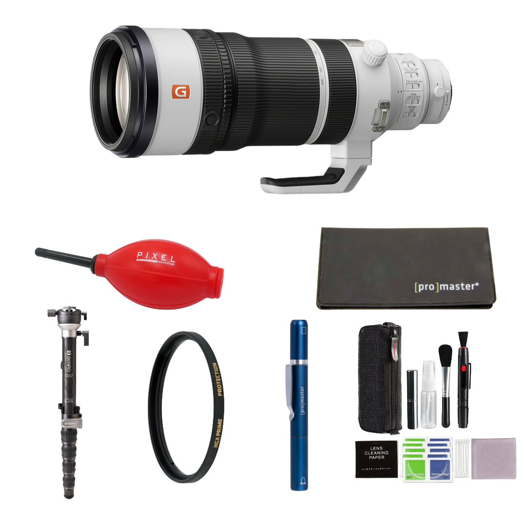 Sony FE 100-400mm f/4.5 GM OSS Lens (Sony E) Package