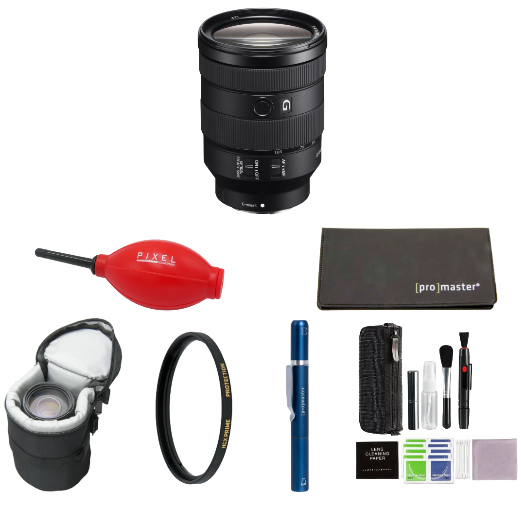 Sony FE 24-105mm f/4 G OSS Lens (Sony E) Package