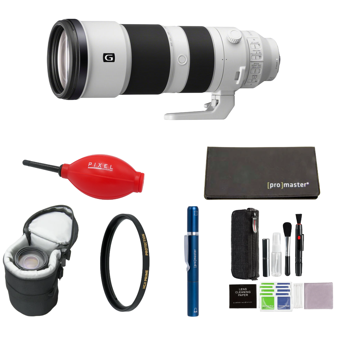 Sony FE 200-600mm f/5.6-6.3 G OSS Lens (Sony E) Package