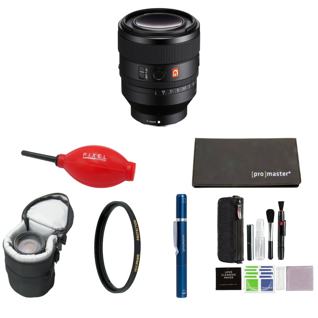 Sony FE 50mm f/1.2 GM Lens (Sony E) Package