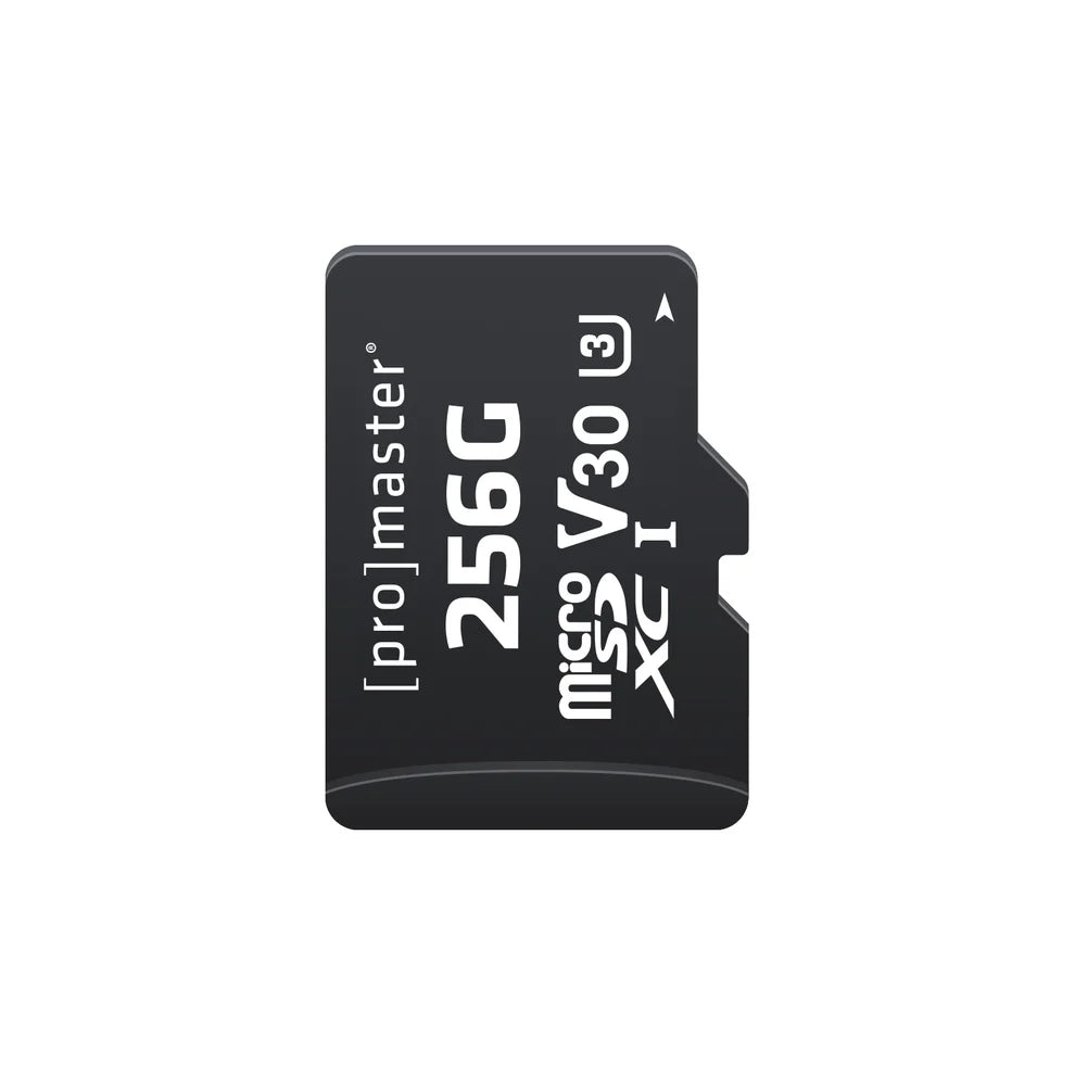 Promaster Micro SDXC 256GB Advanced UHS-I V30 Memory Card