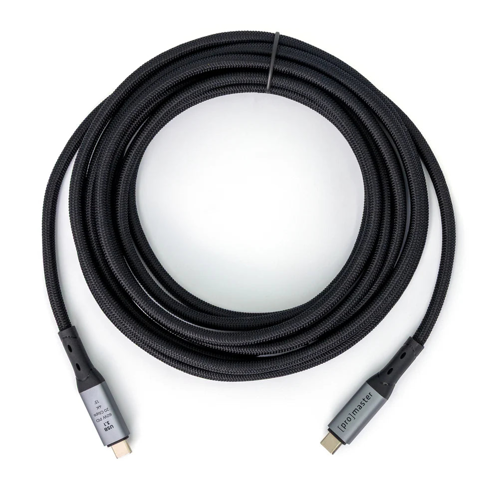 Promaster USB 3.1  C to C 60W PD Cable - 13ft