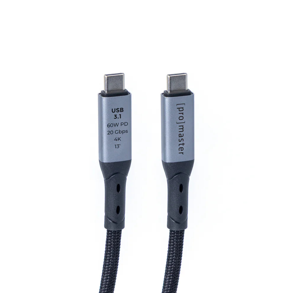 Promaster USB 3.1  C to C 60W PD Cable - 13ft