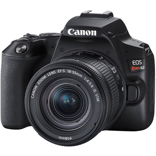 Canon EOS Rebel SL3 DSLR Camera with 18-55mm Lens (Black) Package