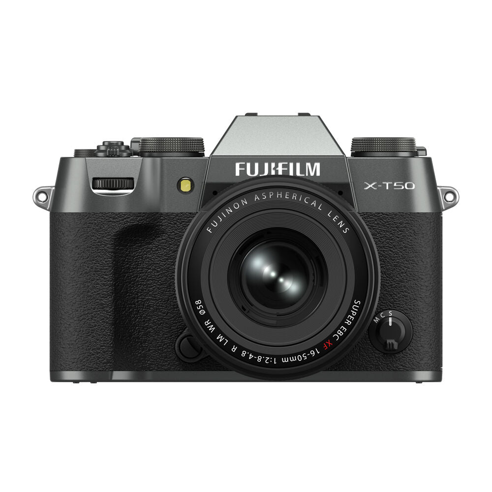 FUJIFILM X-T50 Mirrorless Camera with XF 16-50mm f/2.8-4.8 Lens (Charcoal Silver)