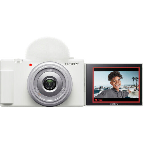 Sony ZV-1F Vlogging Camera (White) Package