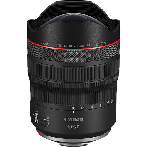 Canon RF 10-20mm f/4 L IS STM Lens (Canon RF) Package