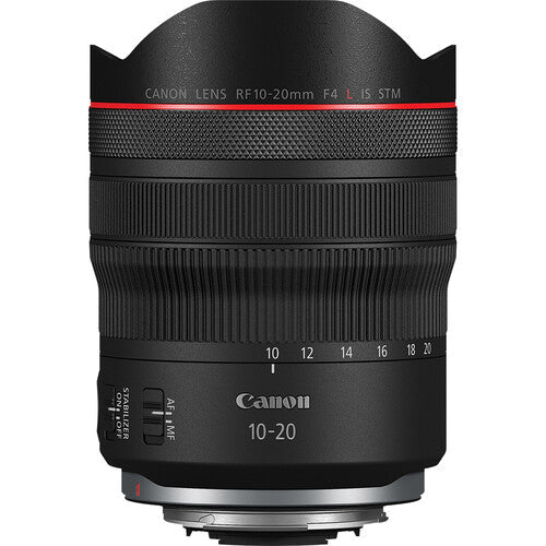 Canon RF 10-20mm f/4 L IS STM Lens (Canon RF) Package