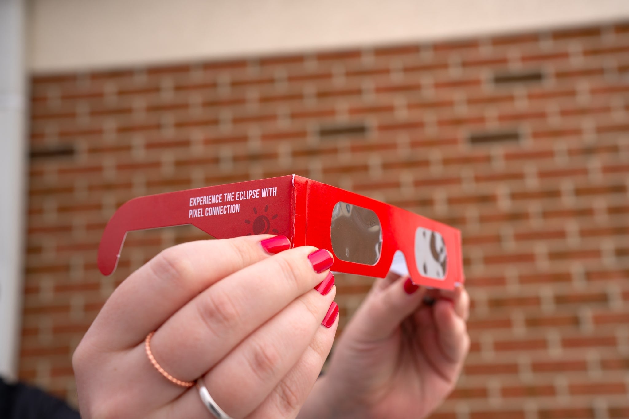 Pixel Connection Eclipse Glasses