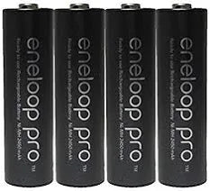Panasonic (Sanyo) Eneloop XX Pro AA 2550mAH Rechargeable Batteries - 4 Pack