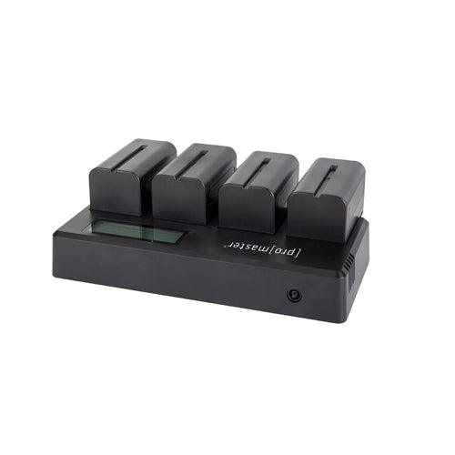 ProMaster Battery & Charger Kit Quad for Sony NP-F770