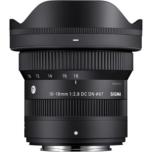 Sigma 10-18mm f/2.8 DC DN Contemporary Lens (Sony E) Package