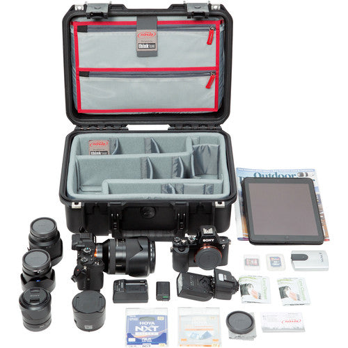 SKB iSeries 1510-6 Case with Think Tank Photo Dividers & Lid Organizer (Black)