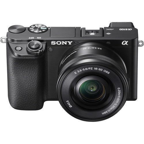 Sony Alpha a6100 APS-C Mirrorless Camera with 16-50mm and 55-210mm Lenses