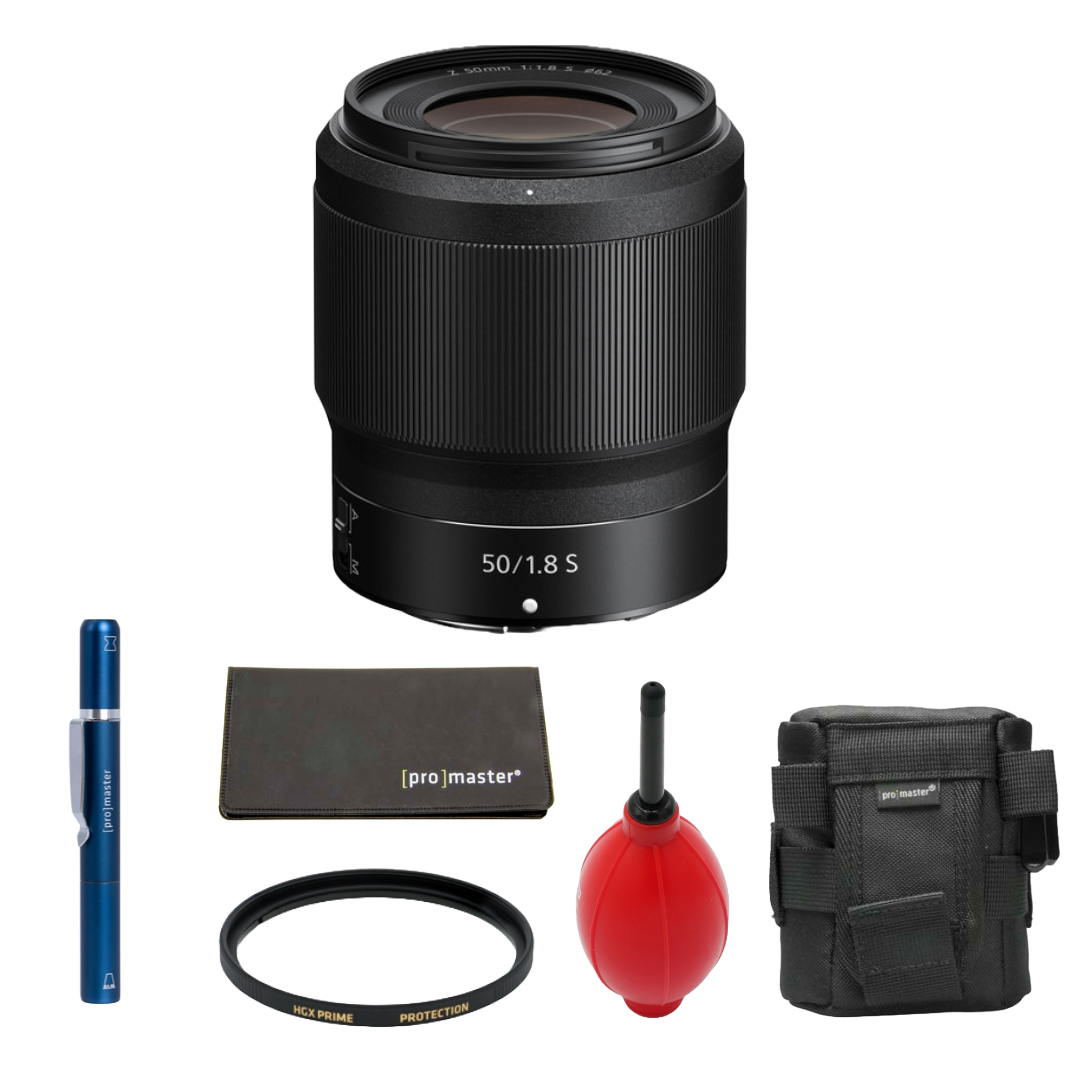 Nikon NIKKOR Z 50mm f/1.8 S Lens (Nikon Z) Package