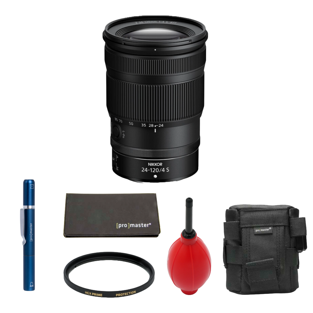 Nikon NIKKOR Z 24-120mm f/4 S Lens (Nikon Z) Package
