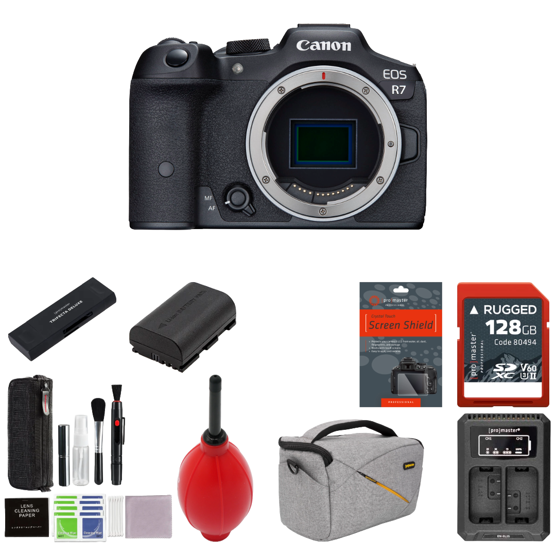 Canon EOS R7 Mirrorless Camera Package