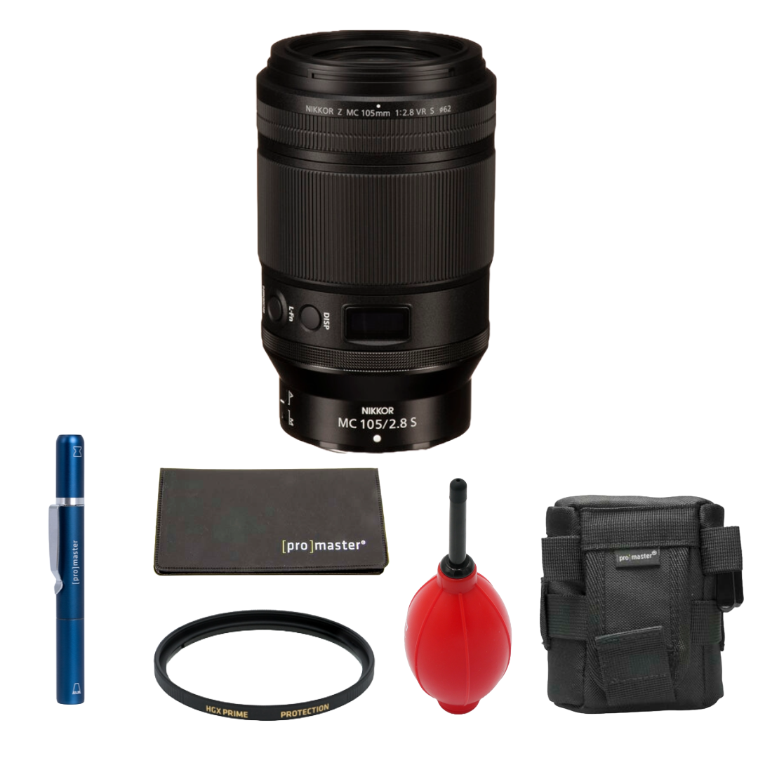 Nikon NIKKOR Z MC 105mm f/2.8 VR S Macro Lens (Nikon Z) Package