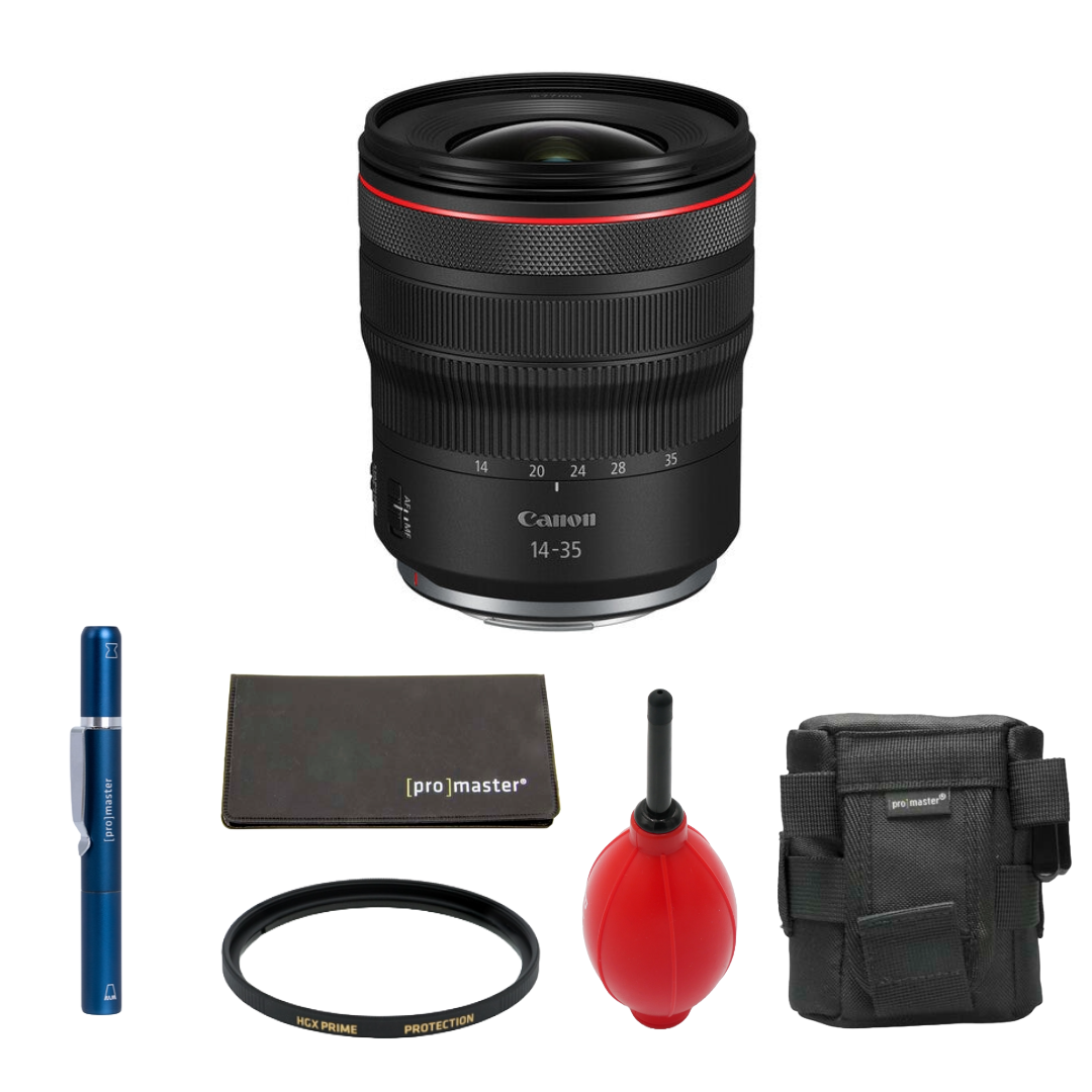 Canon RF 14-35mm f/4 L IS USM Lens (Canon RF) Package