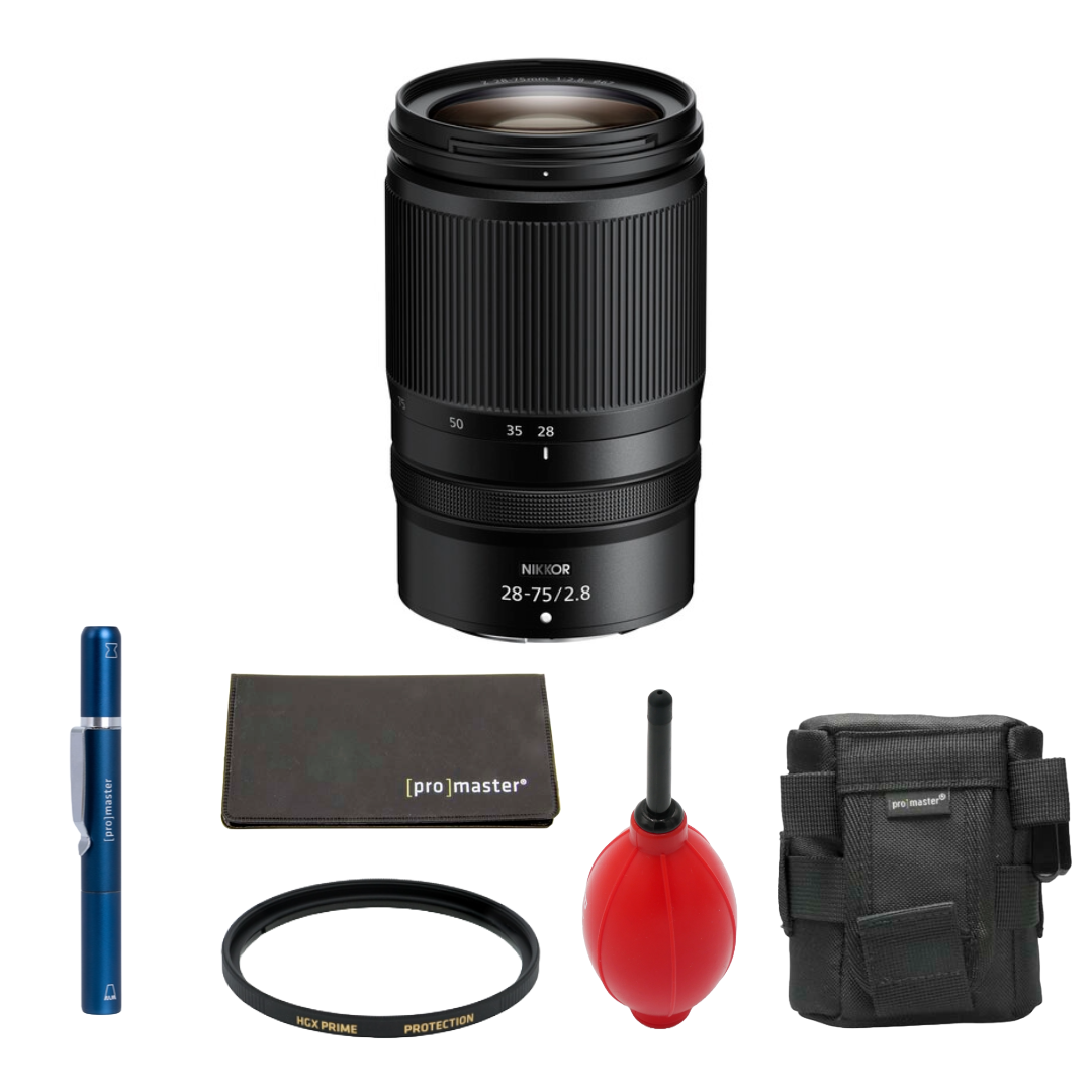 Nikon NIKKOR Z 28-75mm f/2.8 Lens (Nikon Z) Package