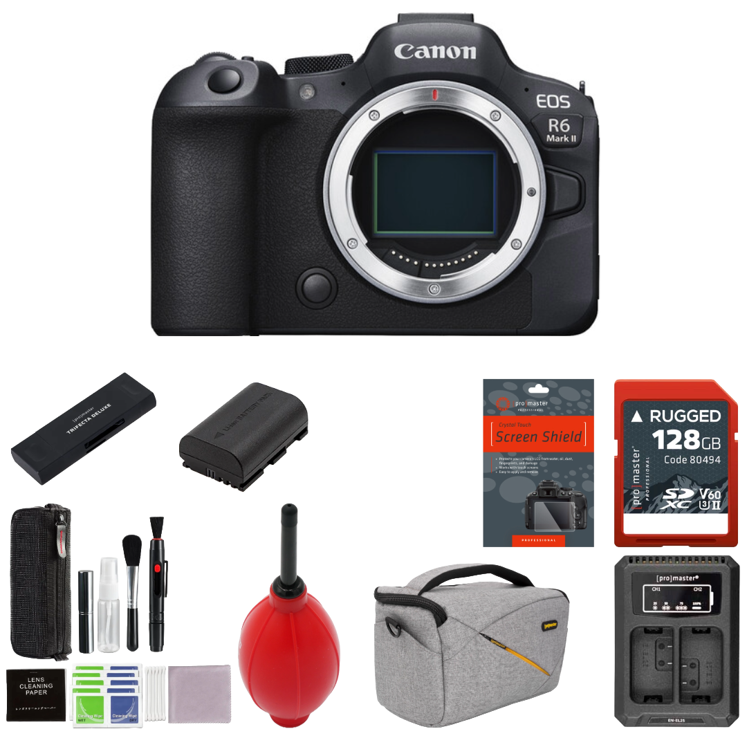 Canon EOS R6 Mark II Mirrorless Camera Package