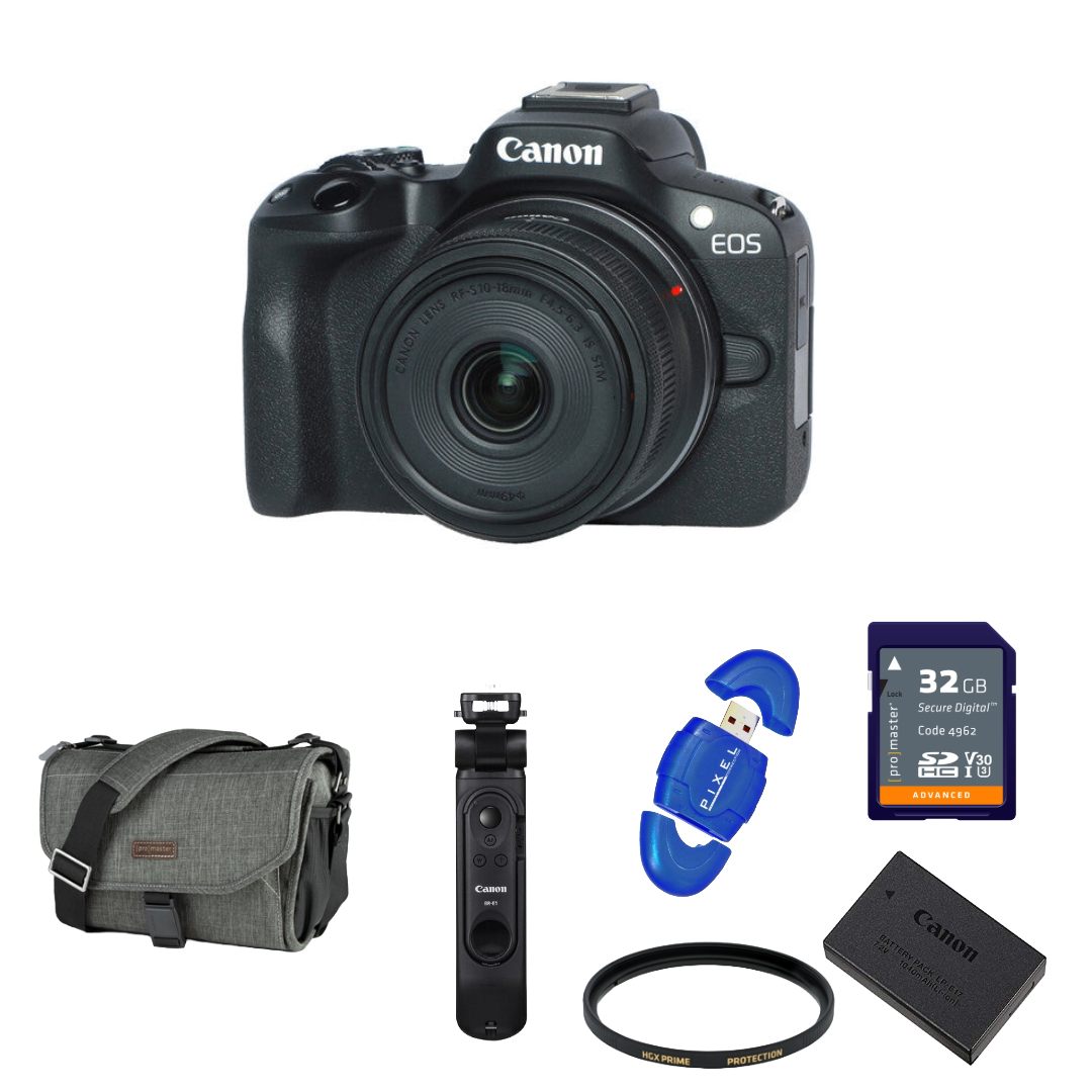 Canon EOS R50 Video Creator Kit Package