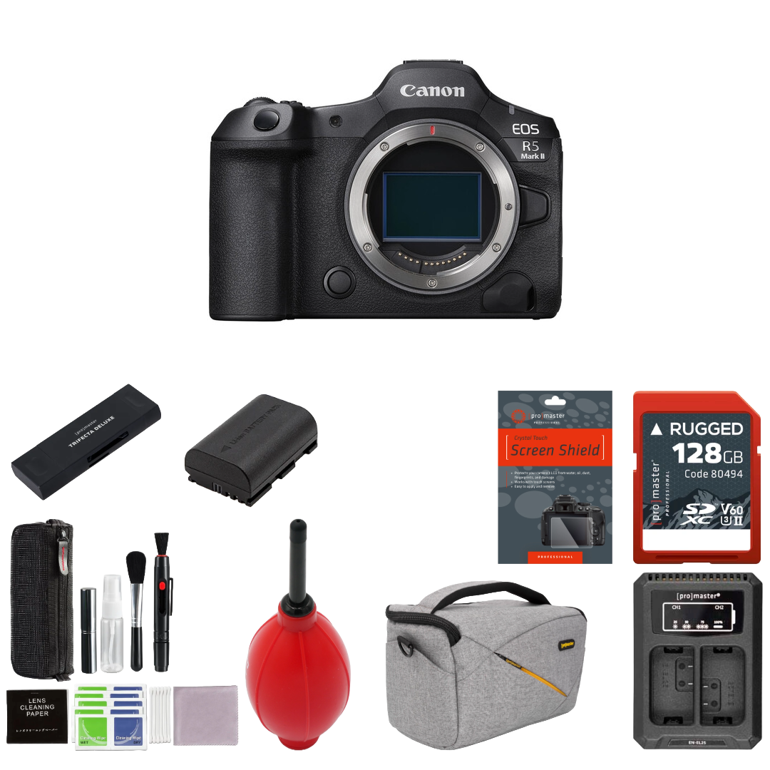Canon EOS R5 Mark II Mirrorless Camera Package
