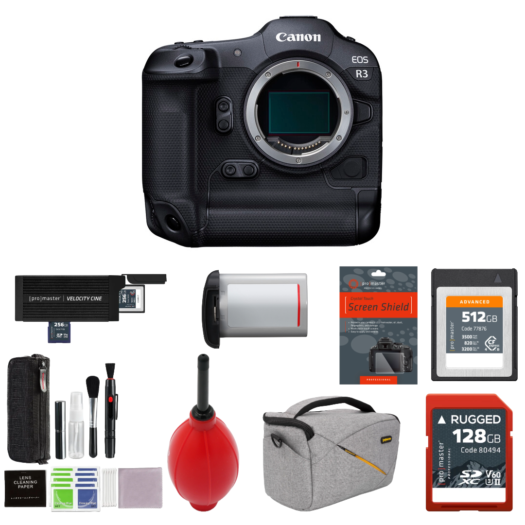 Canon EOS R3 Mirrorless Camera Package