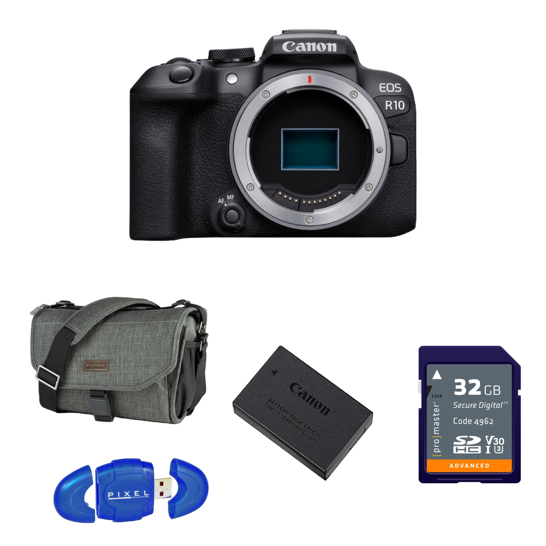 Canon EOS R10 Mirrorless Camera Package