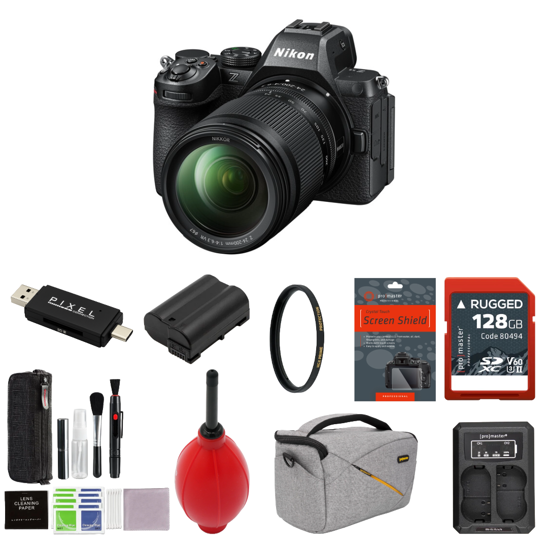 Nikon Z5 Mirrorless Camera with 24-200mm Lens Package