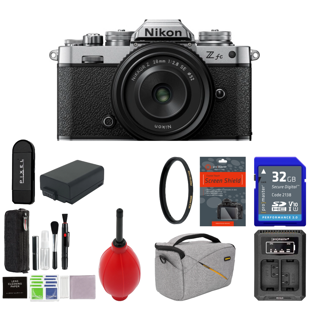 Nikon Zfc Mirrorless Camera with 28mm Lens Package