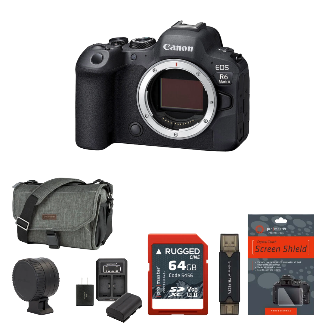 Canon EOS R6 Mark II Mirrorless Camera Package