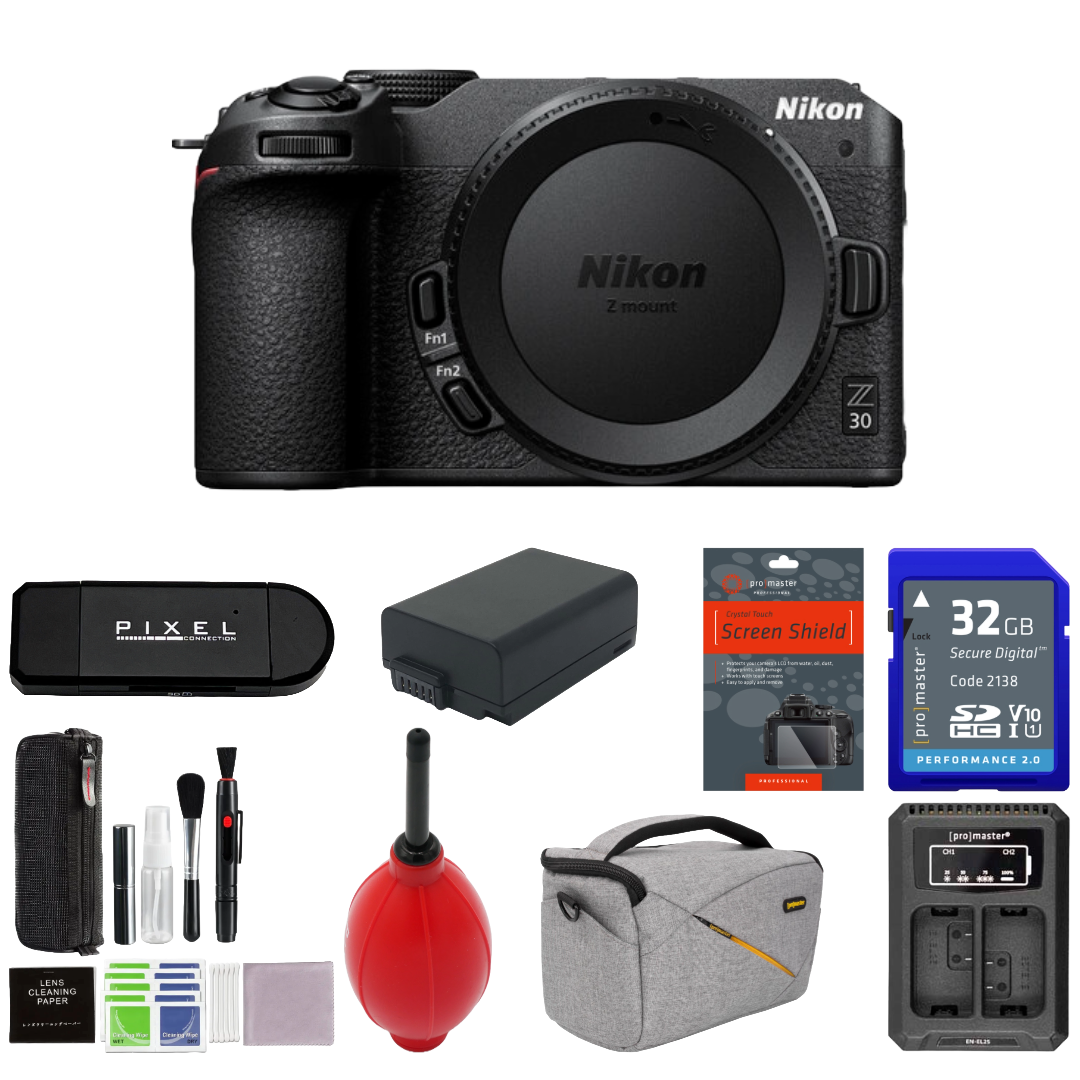 Nikon Z30 Mirrorless Camera Package