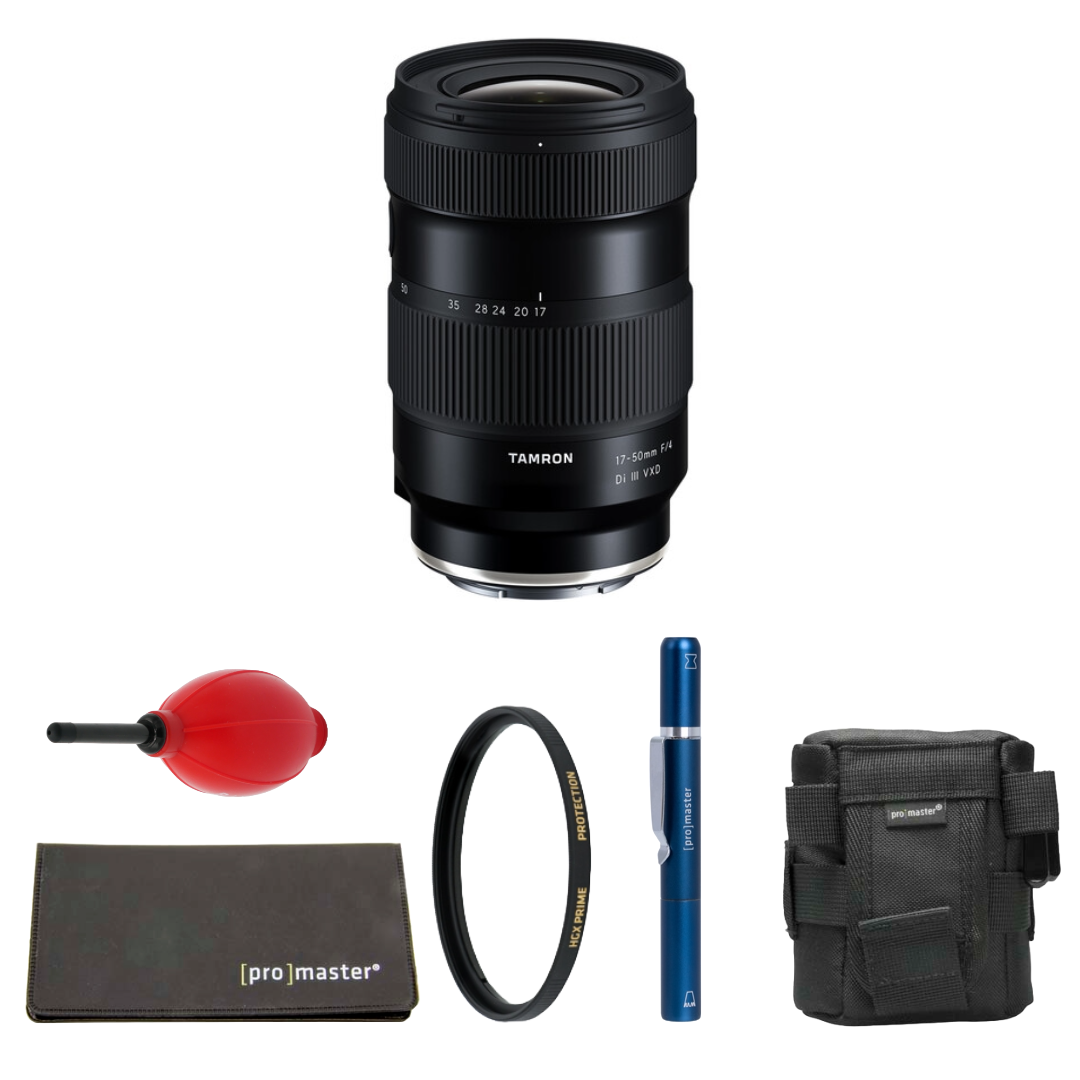 Tamron 17-50mm f/4 Di III VXD Lens for Sony E Package