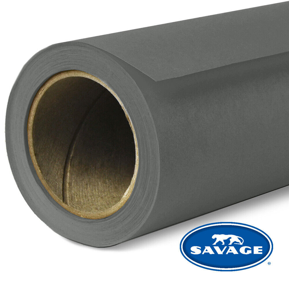 Savage #27 Seamless Background Paper (86" x 36') - Thunder Gray