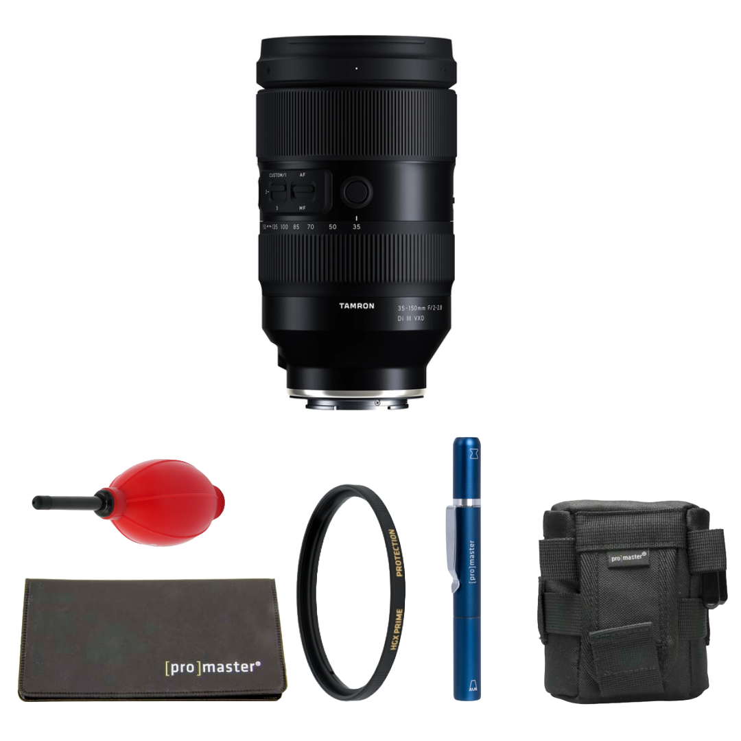 Tamron 35-150mm f/2-2.8 Di III VXD Lens (Sony E) Package