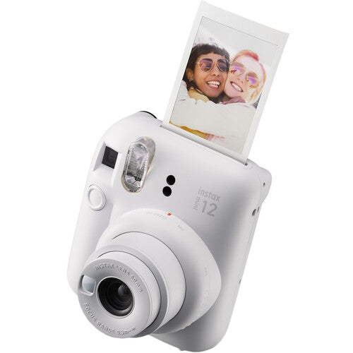 FUJIFILM INSTAX MINI 12 Instant Film Camera (Clay White) Package