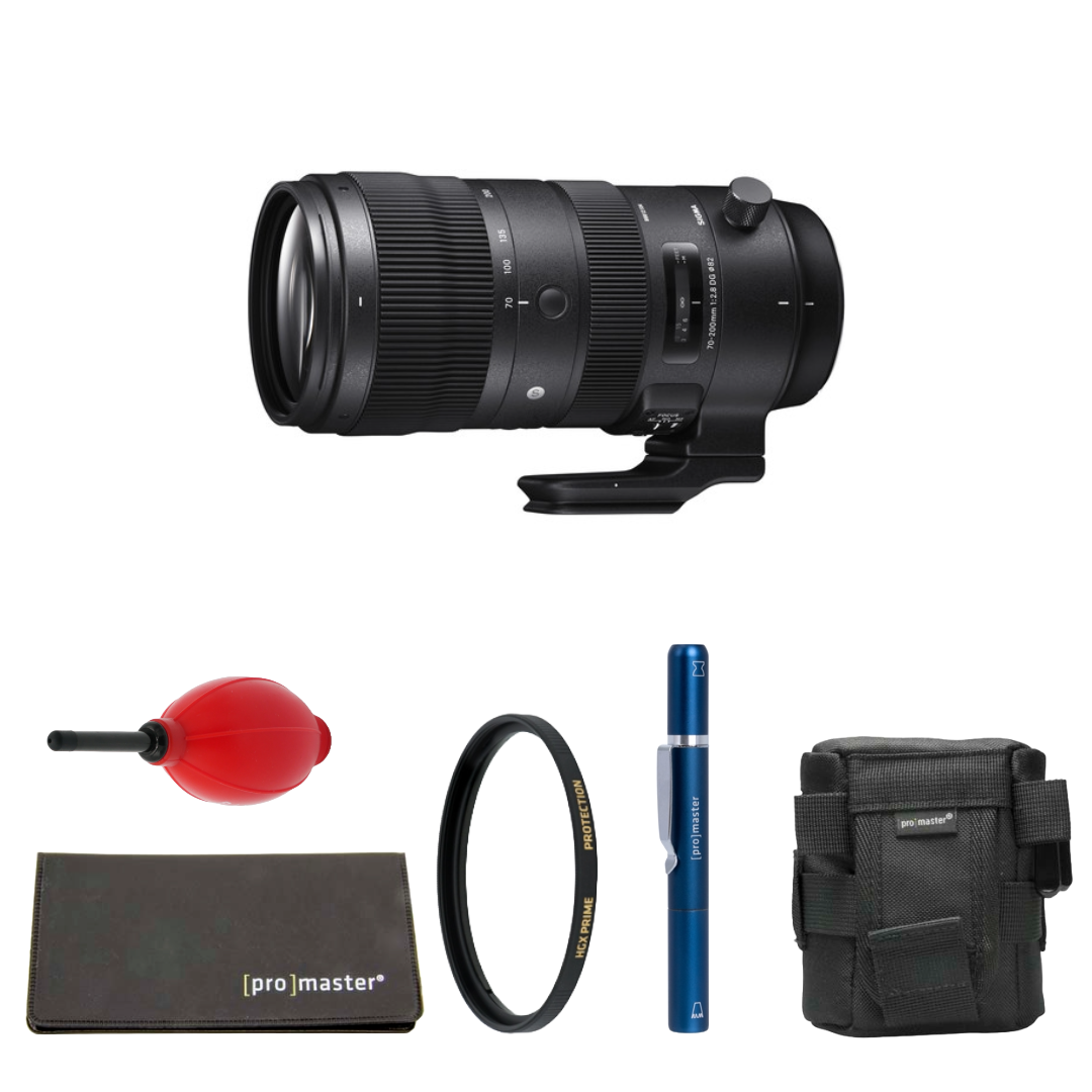 Sigma 70-200mm f/2.8 DG OS HSM Sports Lens for Canon EF Package