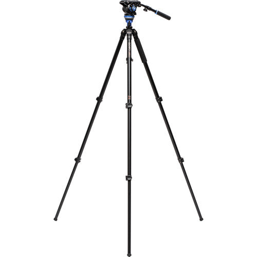 Buy Benro A2573F Aluminum Single Tube Tripod with S6Pro Fluid Video Head