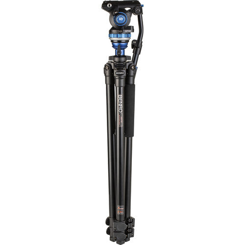 Buy Benro A2573F Aluminum Single Tube Tripod with S6Pro Fluid Video Head